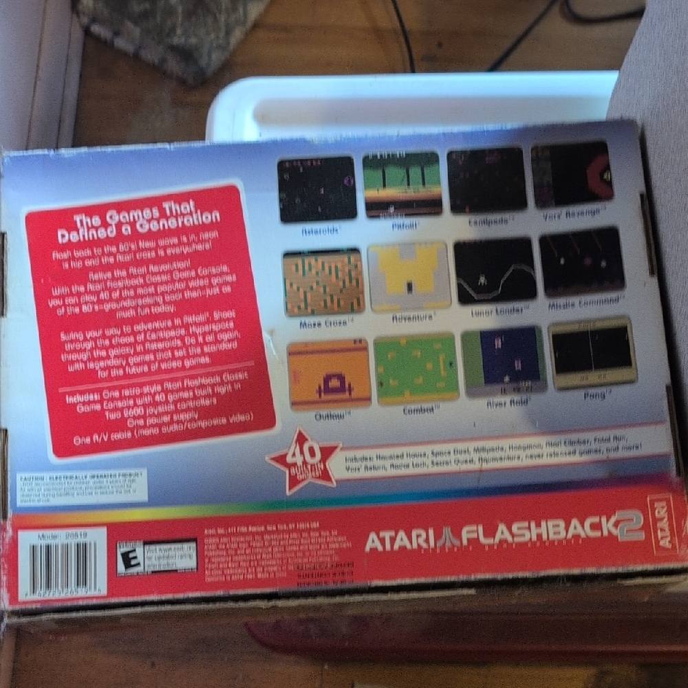Atari Flashback 2 Retro Gaming Console - Black and Brown - Picture 5 of 6